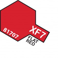Paint Tamiya Color Mini Acrylic Paint XF-7 Flat Red
