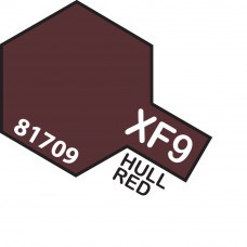 Paint Tamiya Color Mini Acrylic Paint   XF-9 Flat Hull Red