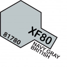 Paint Tamiya Color Mini Acrylic Paint   XF-80 Flat Navy Gray British