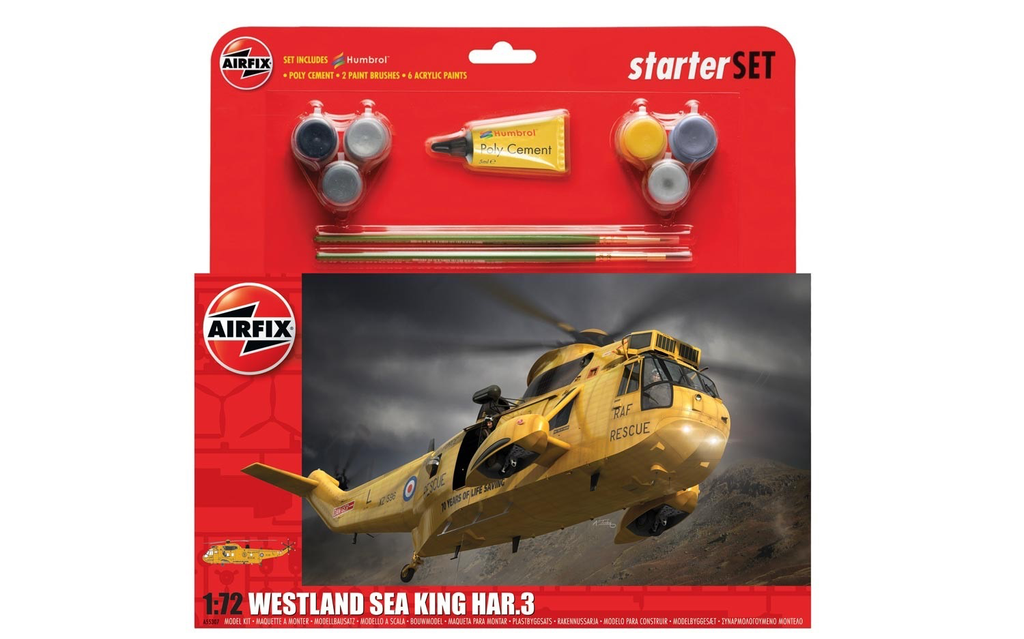 Plastic Kits Airfix Westland Sea King HAR.3 Starter Set 1:72
