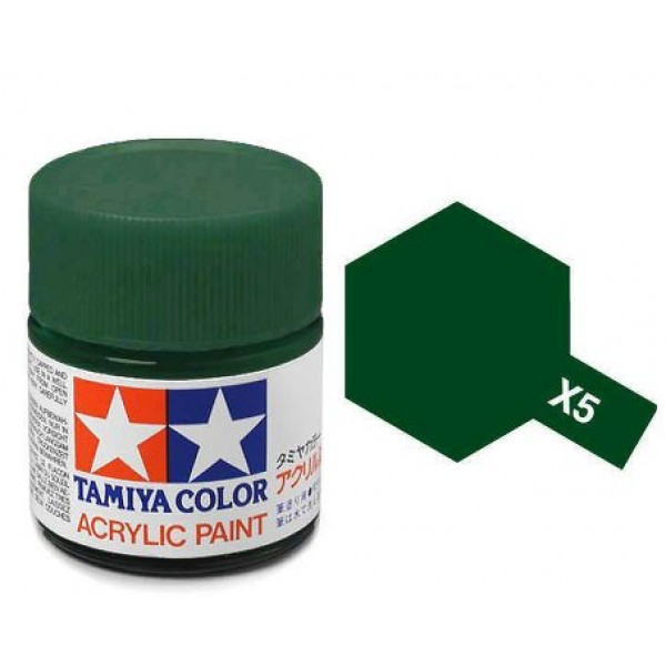 Paint Tamiya Color Mini Acrylic Paint (Gloss)  X5 Green