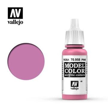 Plastic Kits VALLEJO Model Colour Pink 17 ml Acrylic Paint