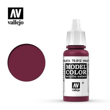 Paint VALLEJO Model Colour Violet Red 17 ml Acrylic Paint