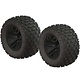 Wheels ARRMA dBoots Fortress MT Tyre Set, Glued, Black, 2 Pieces, AR550044 suit Granite
