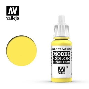 Plastic Kits VALLEJO Model Colour Light Yellow 17 ml Acrylic Paint