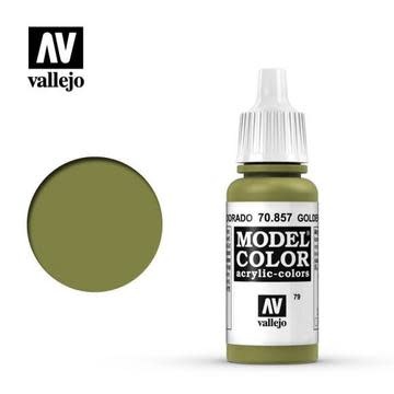 Plastic Kits VALLEJO Model Colour Golden Olive 17 ml Acrylic Paint