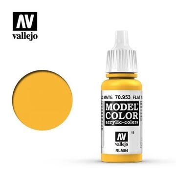 Paint VALLEJO Model Colour Flat Yellow 17 ml Acrylic Paint