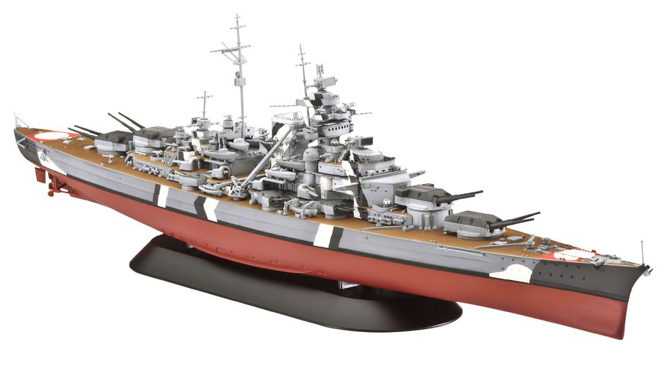 Plastic Kits Revell Battleship BISMARCK 1/700 Scale