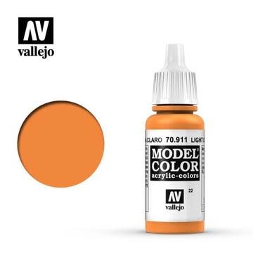 Plastic Kits VALLEJO Model Colour Light Orange 17 ml Acrylic Paint