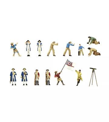 Wooden Kits ARTESANIA  HMS Endeavour's Metal Figurines (Set Of 10) Metal Ship Accessory