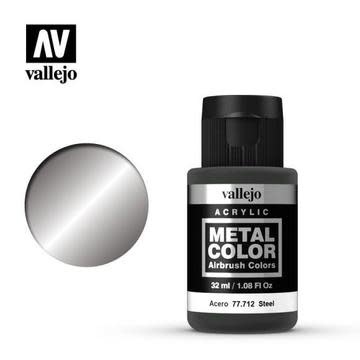 Paint VALLEJO Metal Colour Steel 32ml Acrylic Paint