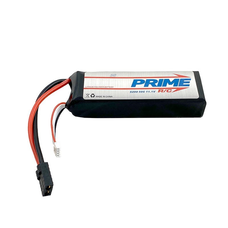 Battery LiPo Prime RC 5200mAh 3S 11.1v 50C Soft Case LiPo Battery with Traxxas Connector