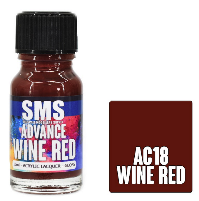 Paint SMS Advance WINE RED 10ml