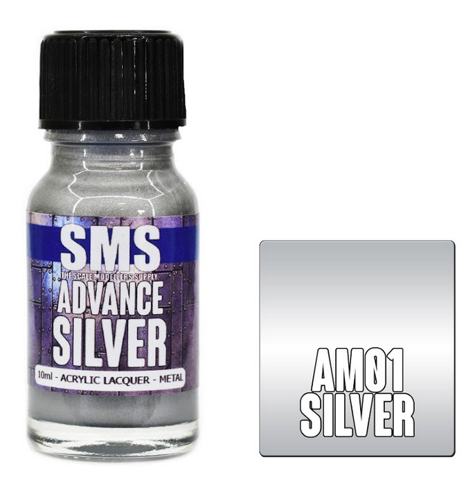 Paint SMS Advance Metallic SILVER 10ml