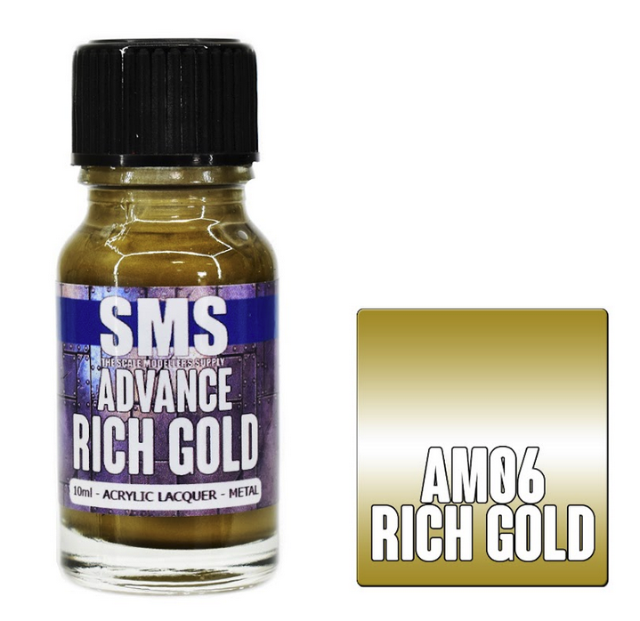 Paint SMS Advance Metallic RICH GOLD 10ml