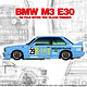 Plastic Kits NUNU  1/24 Scale - BMW M3 E30 JTC '1990 Intertec Class Winner Plastic Model Kit