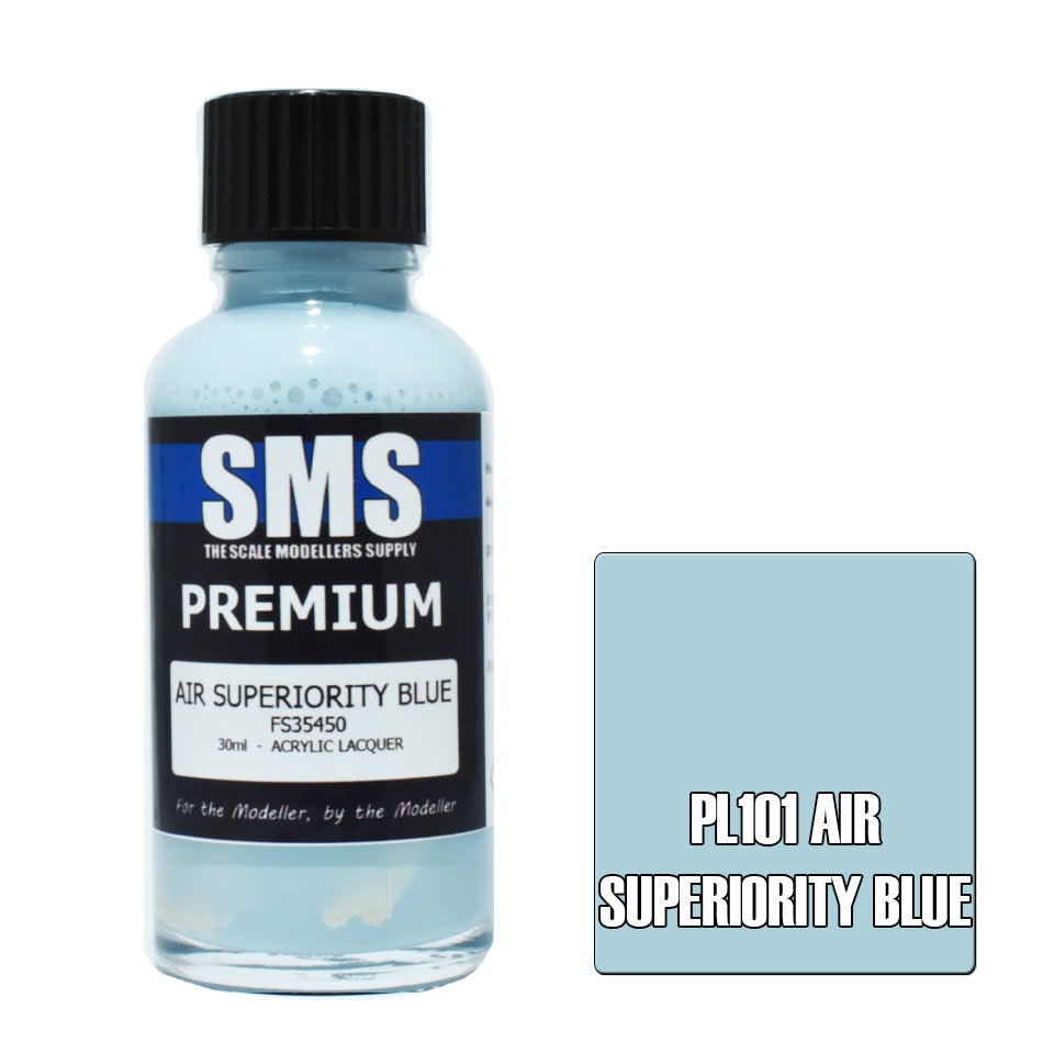 Paint SMS Premium Acrylic Lacquer AIR SUPERIORITY BLUE FS35450  30ml