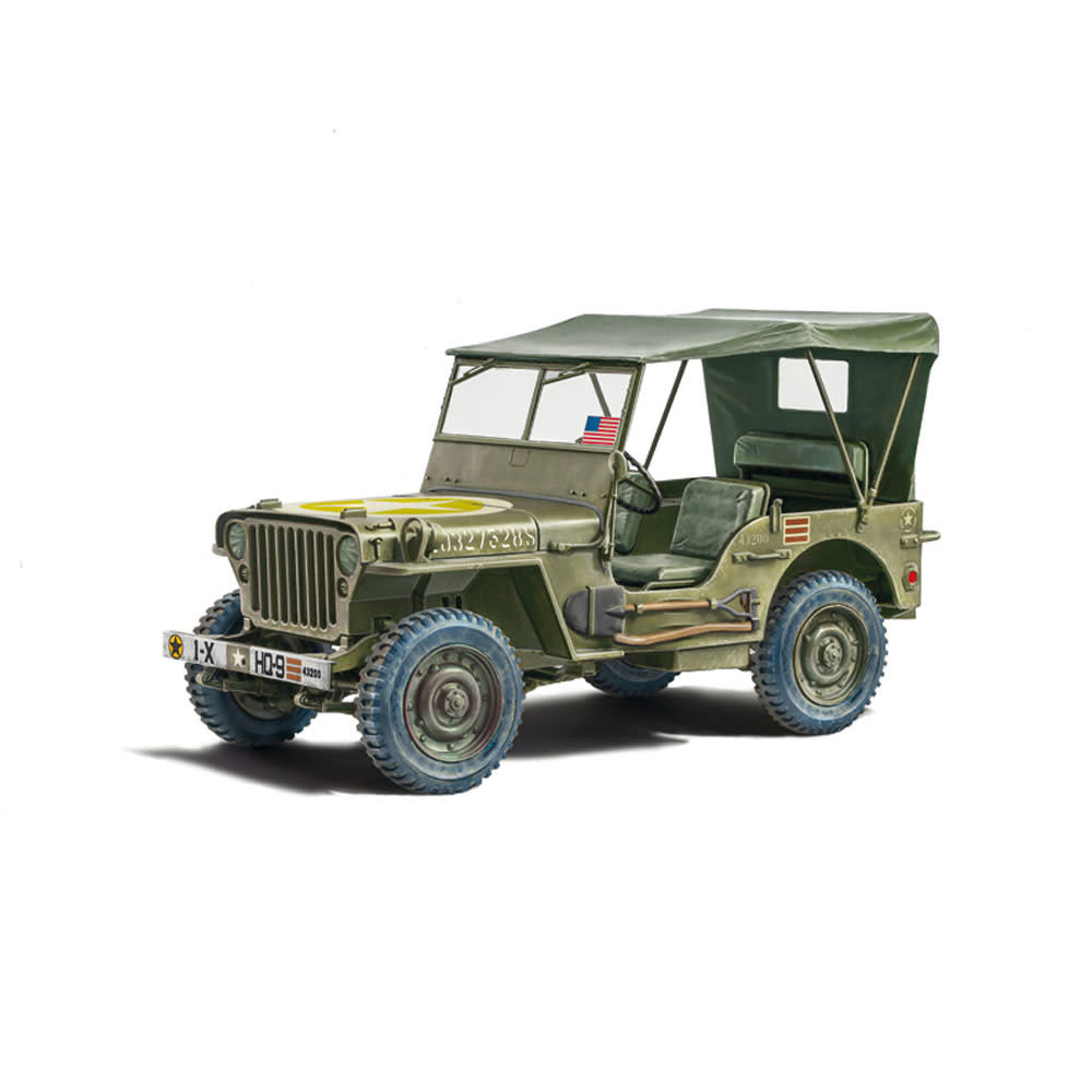 Plastic Kits ITALERI  Jeep Willys MB - 1:24 Scale