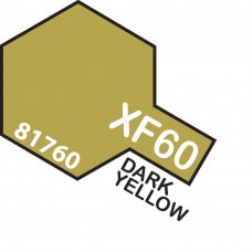 Paint Tamiya Color Mini Acrylic Paint  XF-60 Flat Dark Yellow