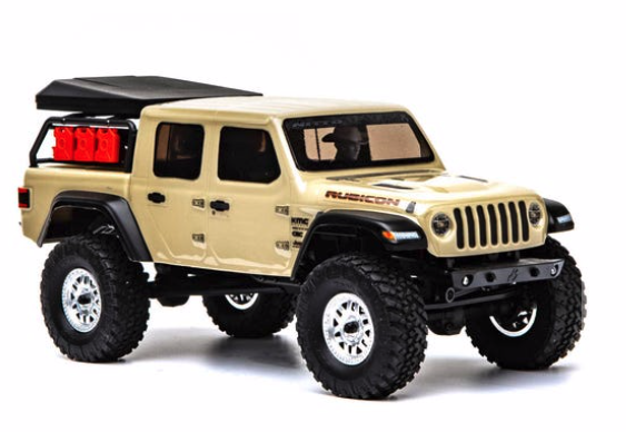 Cars Elect RTR Axial SCX24 Jeep Gladiator 1/24 Crawler RTR, Beige