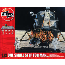 Plastic Kits AIRFIX  One Step For Man - 1/72 Scale includes paint, brush & glue