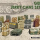 Plastic Kits Miniart 1/35 German Jerry Cans Set WW2 Plastic Model Kit