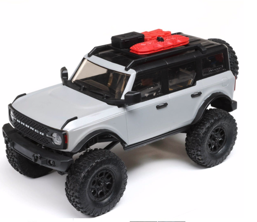 Cars Elect RTR Axial SCX24 2021 Ford Bronco 1/24 Crawler RTR, Grey