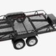 General RC4WD BigDog 1/10 Dual Axle Scale Car/Truck Hauler, Trailer