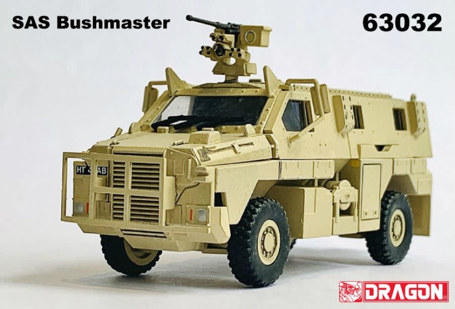 Diecast DRAGON ARMOUR  1/72 Scale - SAS Bushmaster Assembled Diecast Model
