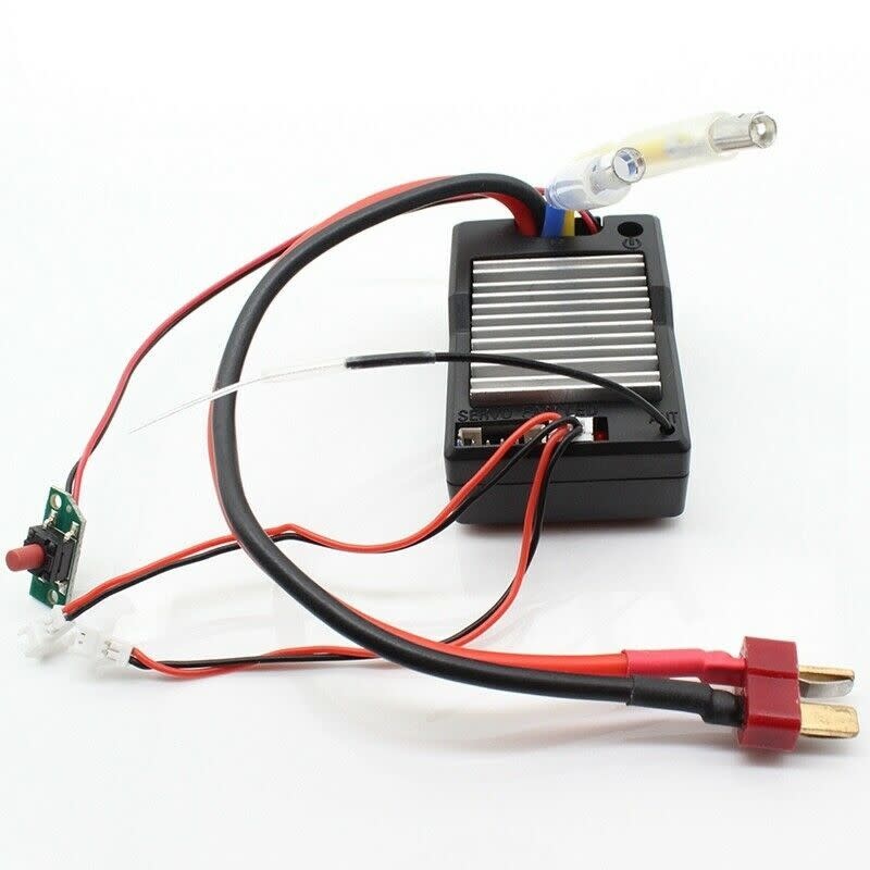 Elect Speed Cont WLTOYS Circuit Board 2 in 1 WL12428 V3 push button switch. Suit 1/12th Rock Racer