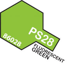 Paint TAMIYA PS-28 Fluorescent Green Spray Can 100ml