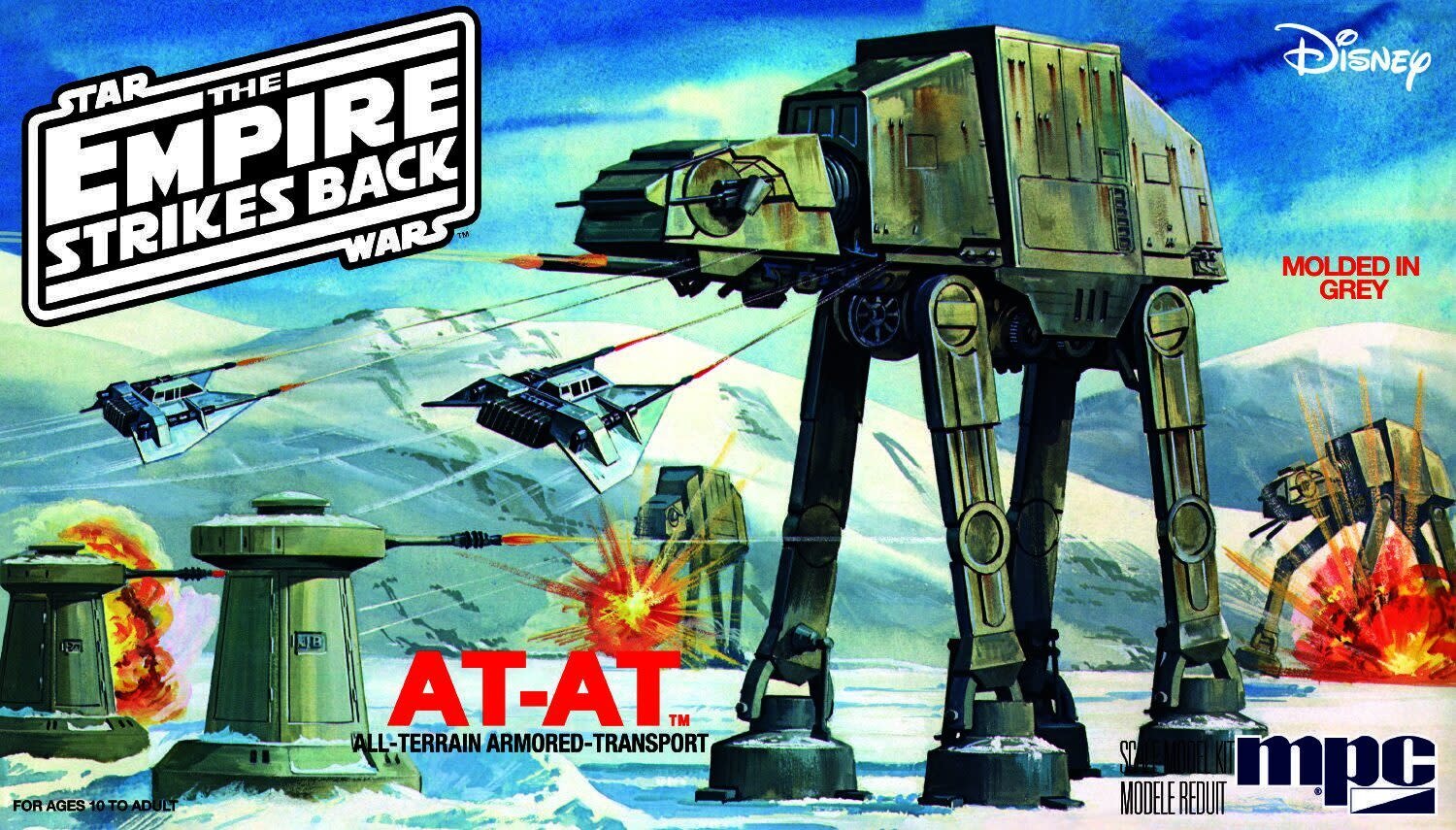 Plastic Kits MPC 1/100 Scale - Star Wars: The Empire Strikes Back AT-AT Plastic Model Kit