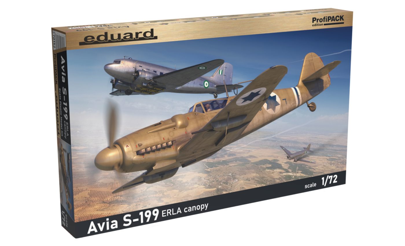 Plastic Kits EDUARD  1/72 Scale - Avia S-199 Erla Canopy Plastic Model Kit