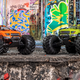 Cars Elect RTR HOBBYTECH Rogue Terra Brushed RTR 1-10th Offroad Monster Truck - Orange (deans)(Top adj Speed)