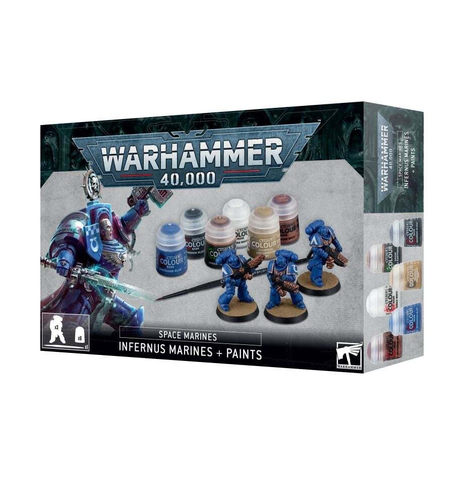 Toys GW Warhammer Infernus Marines + Paint Set