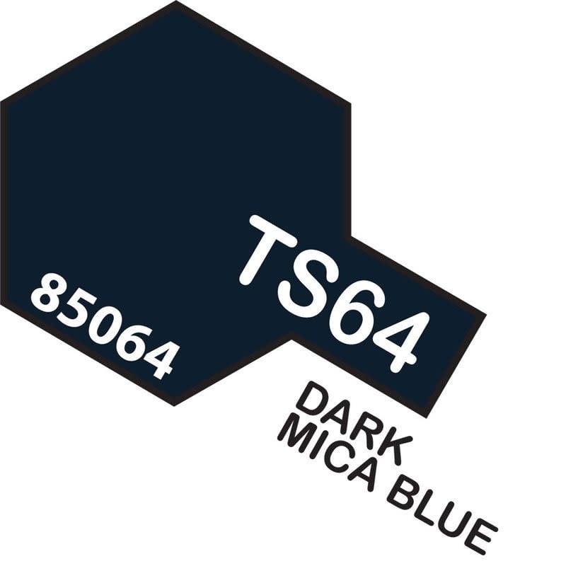 Paint TAMIYA Color Spray for Plastics TS-64 Dark Mica Blue 100ml Spray Can