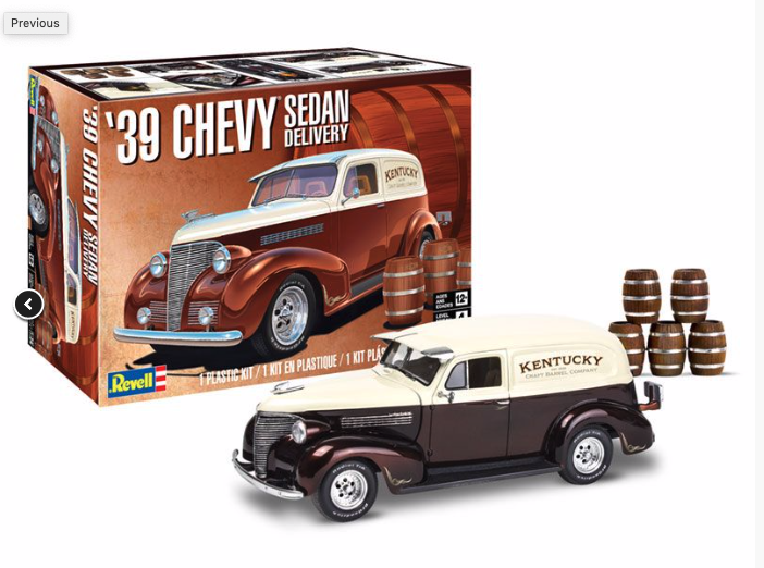 Plastic Kits REVELL 1939 Chevy Sedan Delivery  - 1/24 Scale