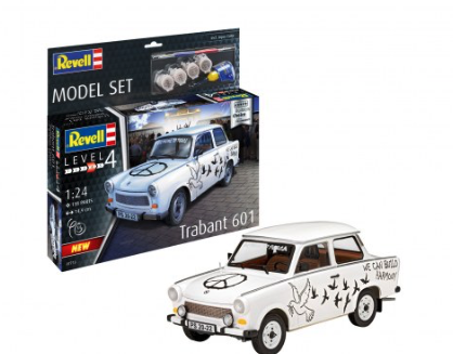Plastic Kits REVELL  Model Set Trabant 601S "Builder's Choice" - 1/24 Scale