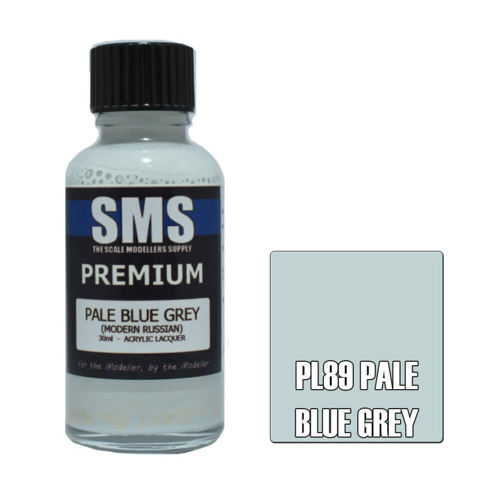 Paint SMS Premium Acrylic Lacquer  PALE BLUE GREY (MODERN RUSSIAN)  30ml