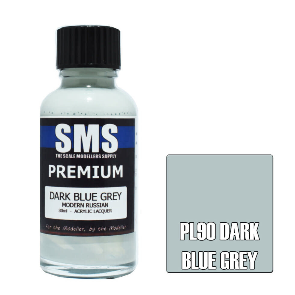 Paint SMS Premium Acrylic Lacquer  DARK BLUE GREY  (MODERN RUSSIAN)  30ml