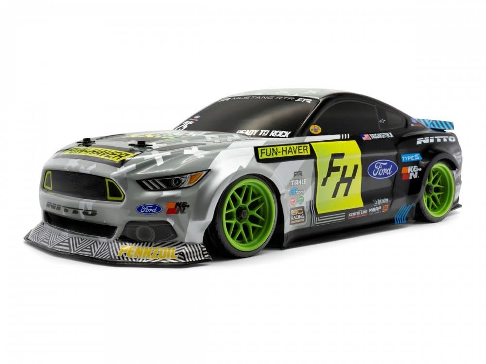 Cars Elect RTR HPI Sport 3 Drift VGJR Fun Haver Ford Mustang V2 1/10 Scale -4wd Electric RC Car ( Battery & Charger Included)