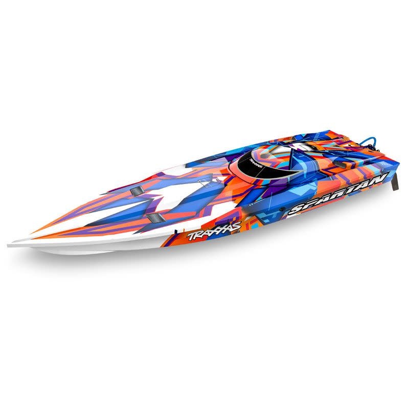 Boats Elect RTR Traxxas Boat, Spartan B/less 915mml, 2.4Ghz RTR