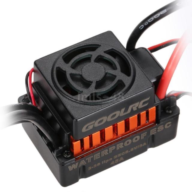 Elect Speed Cont HOBBYWING Water Proof Brushless ESC 45A Tamiya Connector WP-S10E-RTR