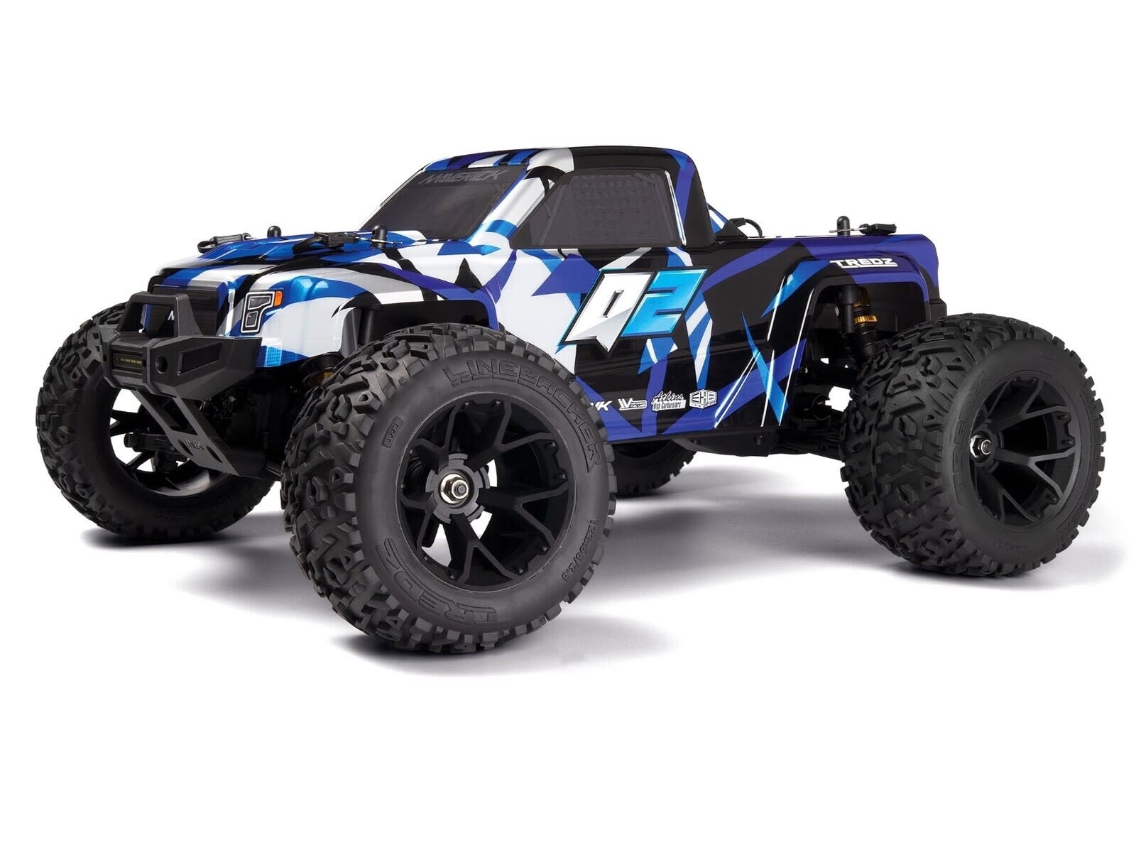 Cars Elect RTR MAVERICK Quantum2  MT 4WD 1/10th Monster Truck - Blue