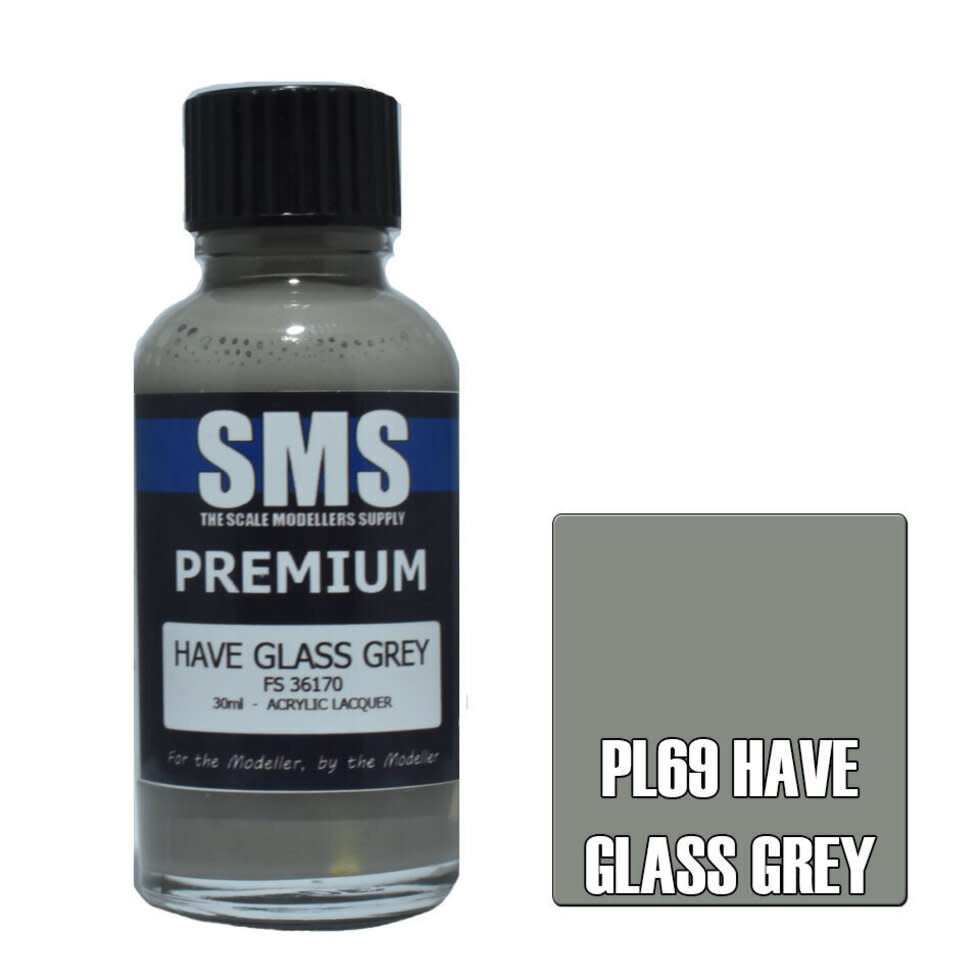 Paint SMS Premium Acrylic Lacquer HAVE GLASS GREY FS36170 30ml