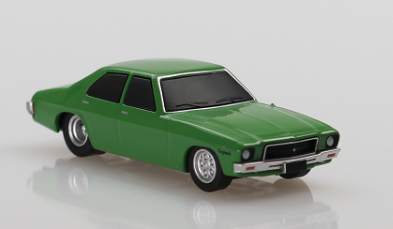 Diecast DDA (w) OZ Wheels 1/64 - Holden HQ Sedan  - Green