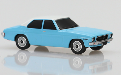 Diecast DDA (w) OZ Wheels 1/64 - Holden HQ Kingswood  - Blue