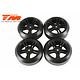 Wheels TEAM MAGIC E4D Mounted Drift Tyre 45 Degree Black