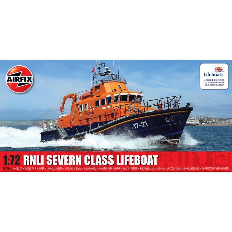 Plastic Kits AIRFIX  RNLI Severn Class Lifeboat - 1/72 Scale