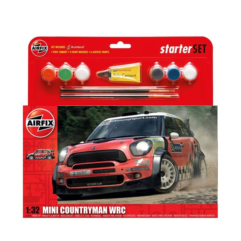 Plastic Kits AIRFIX  Starter Set Mini Countryman WRC - 1/32 Scale